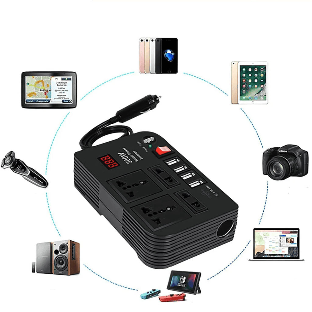 300W Car Inverter 12V to 220V Converter