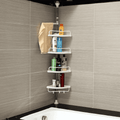 4 Tier Adjustable Telescopic Multi-Corner Shelf Organiser