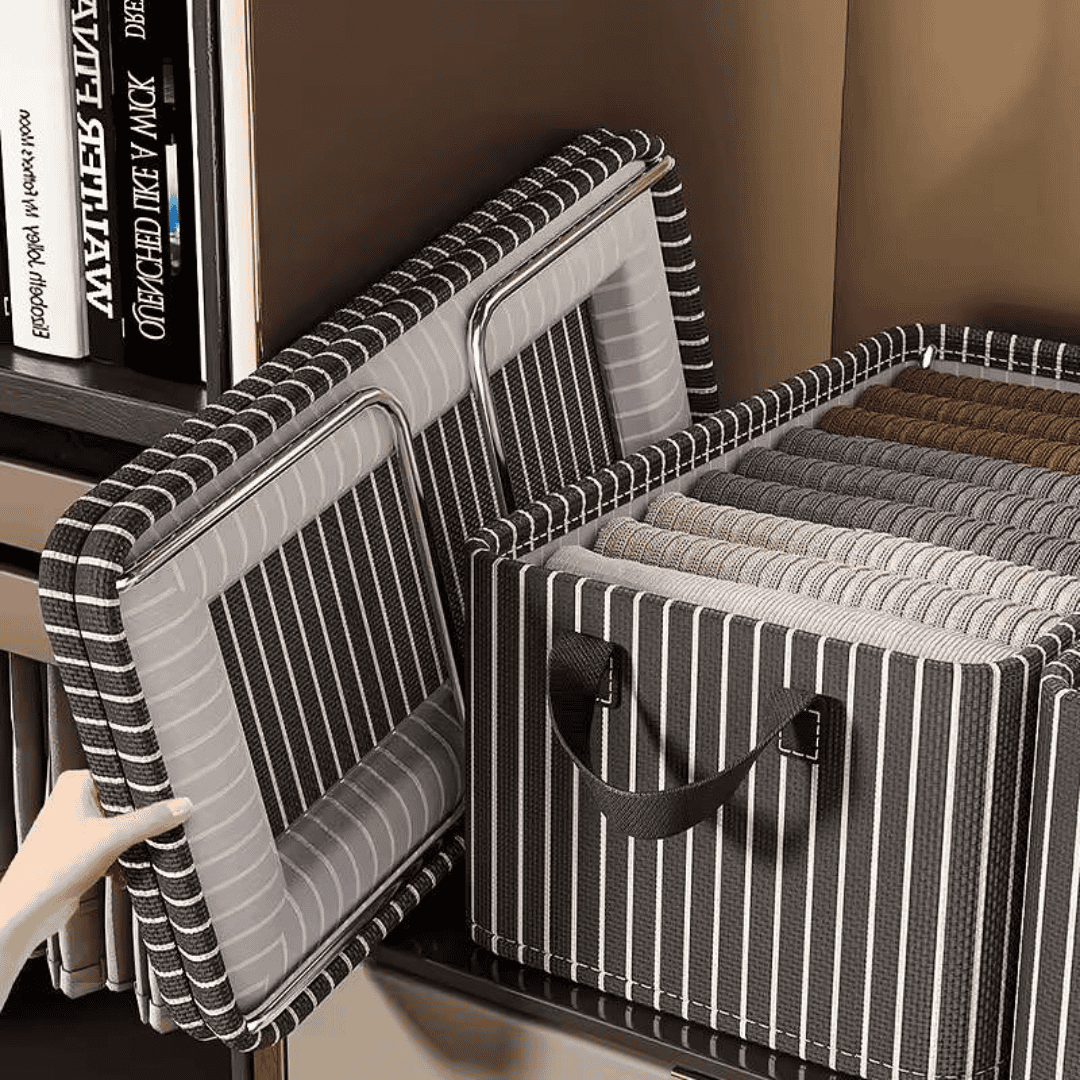 Collapsible Clothing Organizer Sturdy Storage Solution for Closet or Drawer