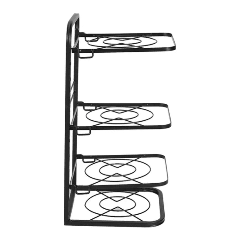 4 Layer Adjustable Pots Rack