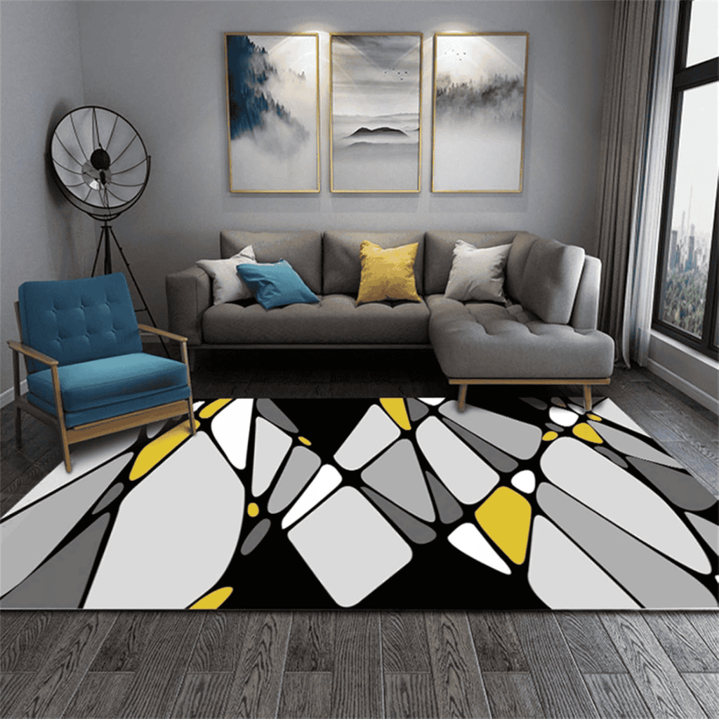 Modern Minimalist Living Room Carpet