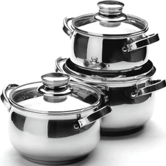 Stainless Steel Cooking Set 6 Pcs