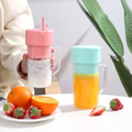 Mini straw juice blender