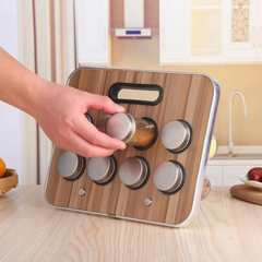 17pcs Spice Jars Set