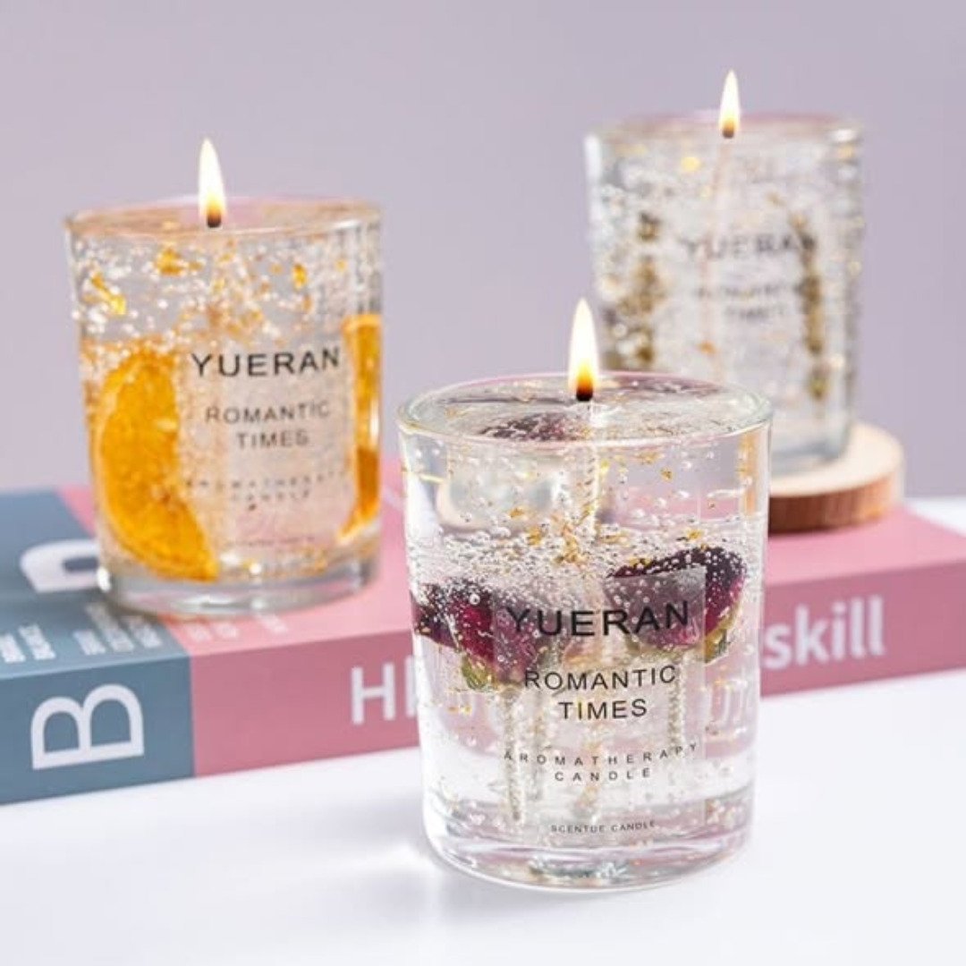 Luxury romantic Jelly Soy Wax Scented Candle