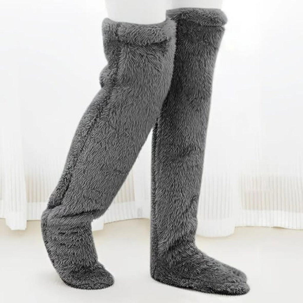 Plush Over The Knee Socks