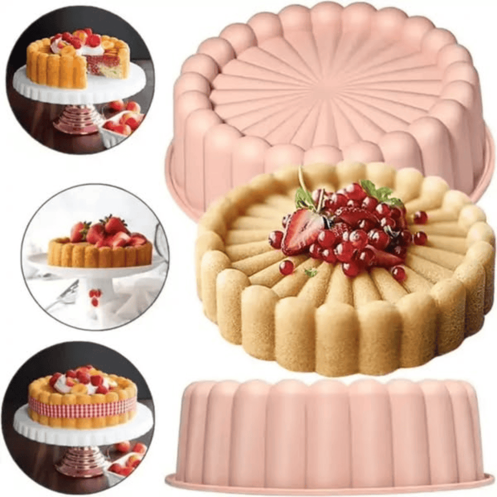 3D Round Silicone Baking Tin