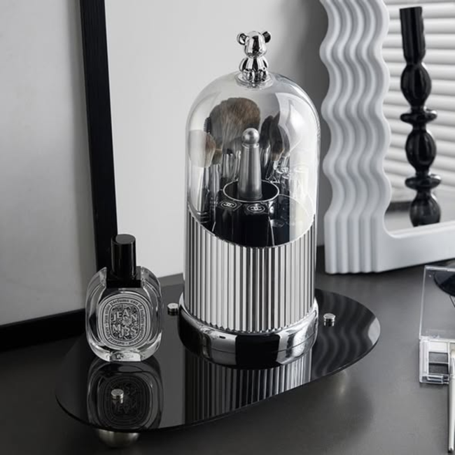 Desktop Makeup Brush Storage Bucket