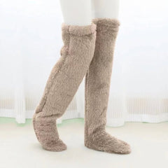 Plush Over The Knee Socks
