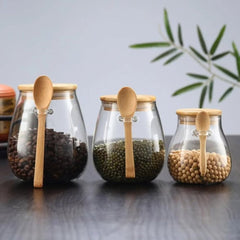 Glass storage canisters