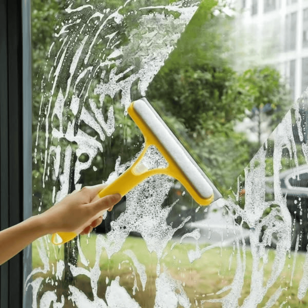 3-in-1 Spray Glass Double-Sided Wiper