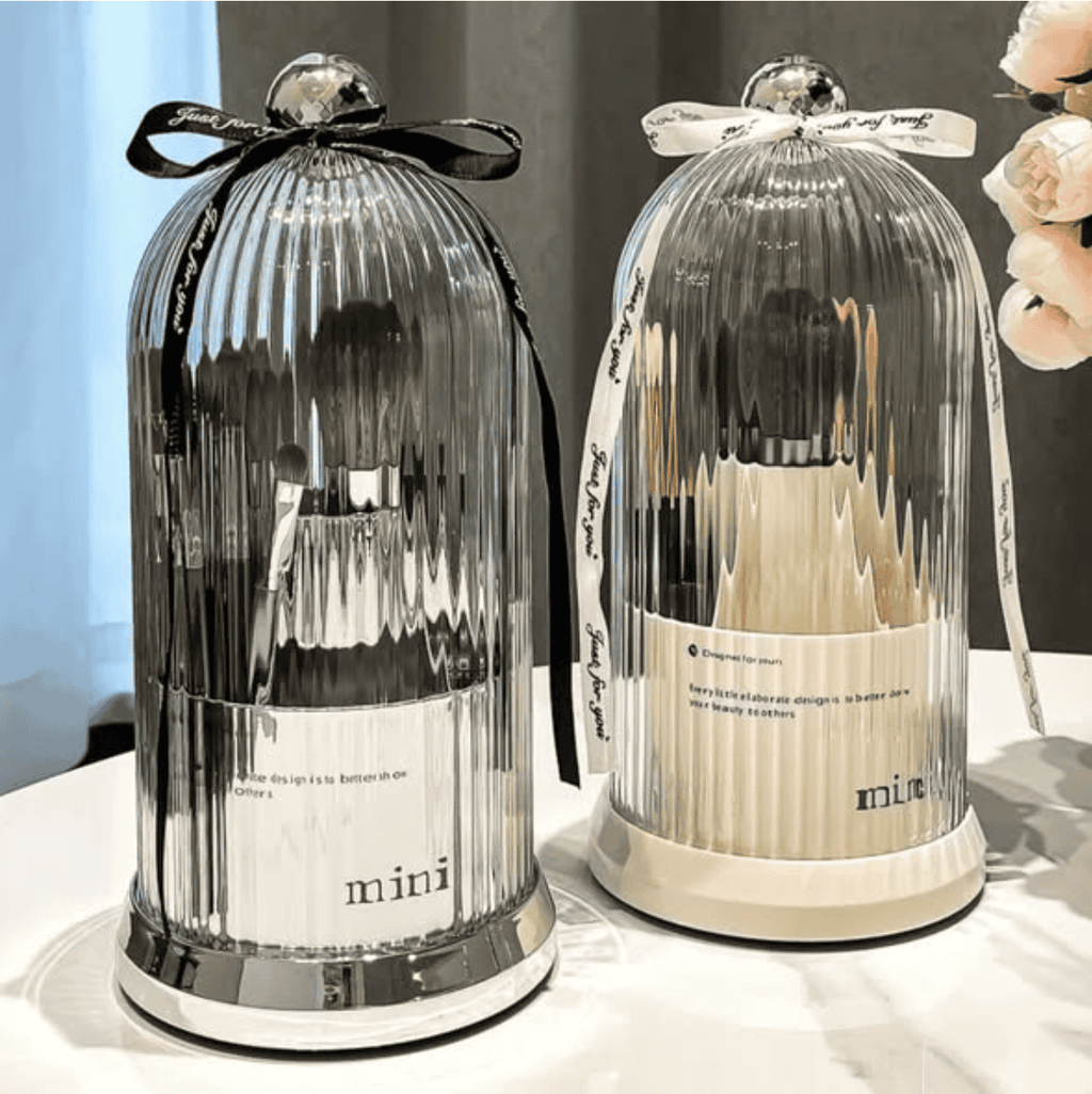 360 Rotating Desktop Makeup Brushes Holder