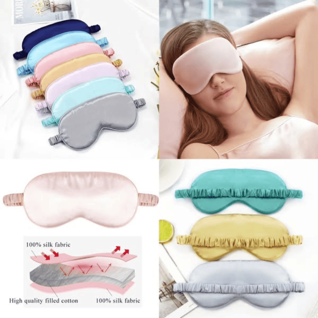 100{2065b22fa491b266a992e40606aaf4f3b30023166bdd0a41802df372cc64f91d} Natural Silk Eye Mask