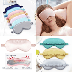 100{2065b22fa491b266a992e40606aaf4f3b30023166bdd0a41802df372cc64f91d} Natural Silk Eye Mask