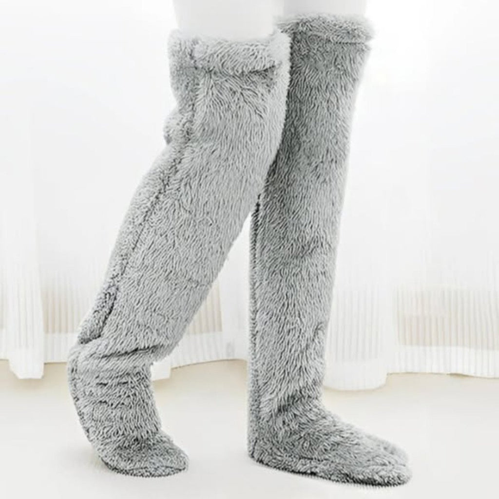 Plush Over The Knee Socks