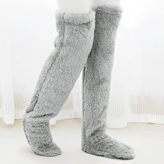 Plush Over The Knee Socks