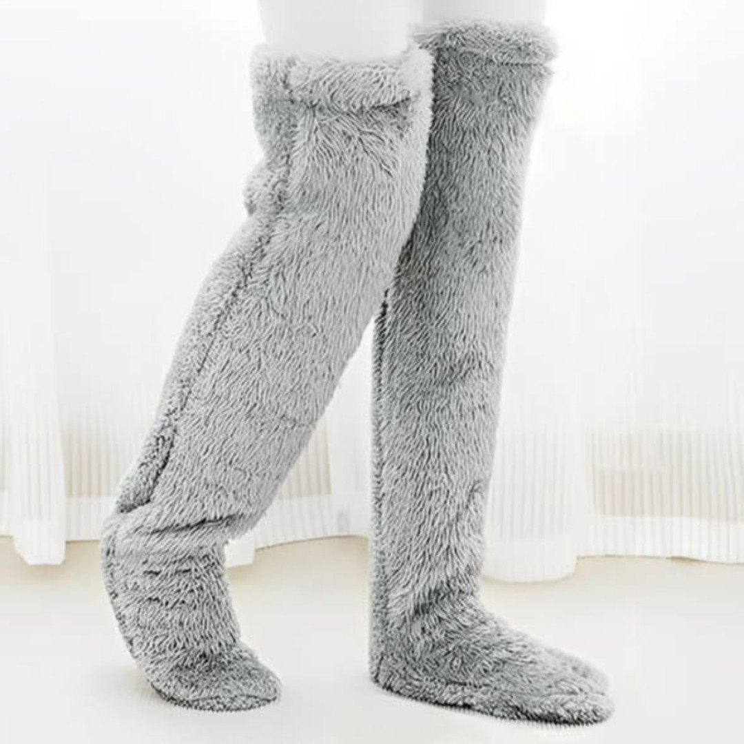Plush Over The Knee Socks