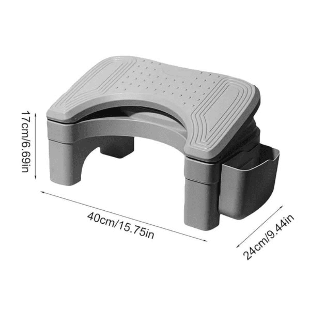 Foldable / Adjustable Footrest with Storage Space