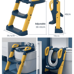 Kids Training Toilet Seat Trainer with PVC Cushion Soft Pad