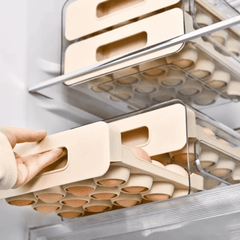 Acrylic Double Layered Egg Storage Box Egg Tray