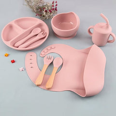 Eco Friendly Silicone Feeding Set