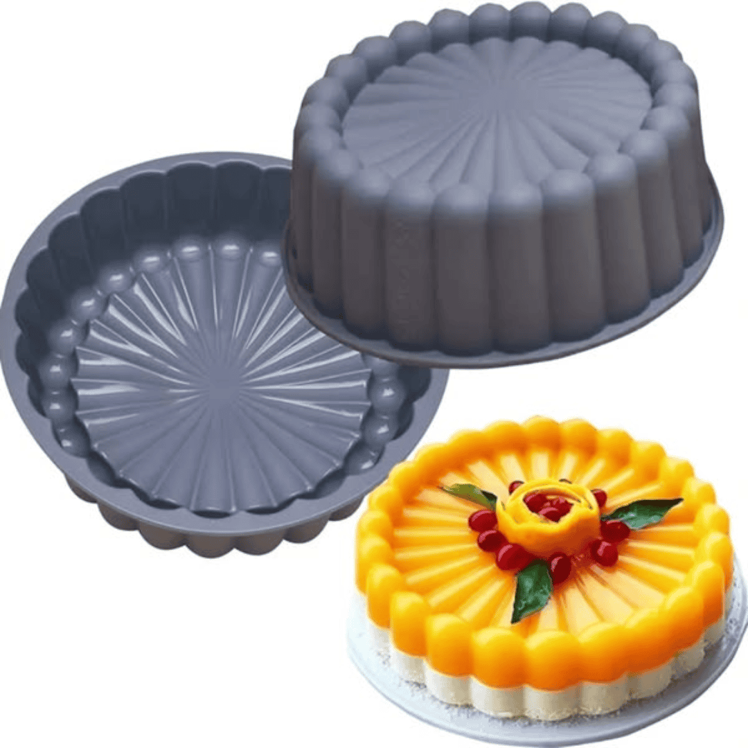 3D Round Silicone Baking Tin