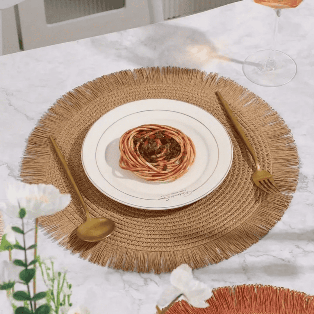 6pcs Set Woven Table Placemats