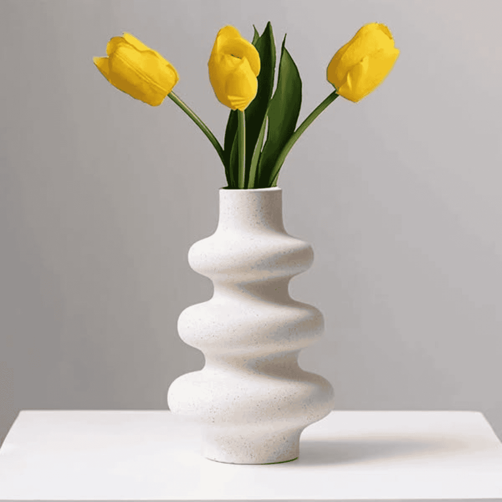 Minimalist Spiral Shaped Home Decorative Flower Vase