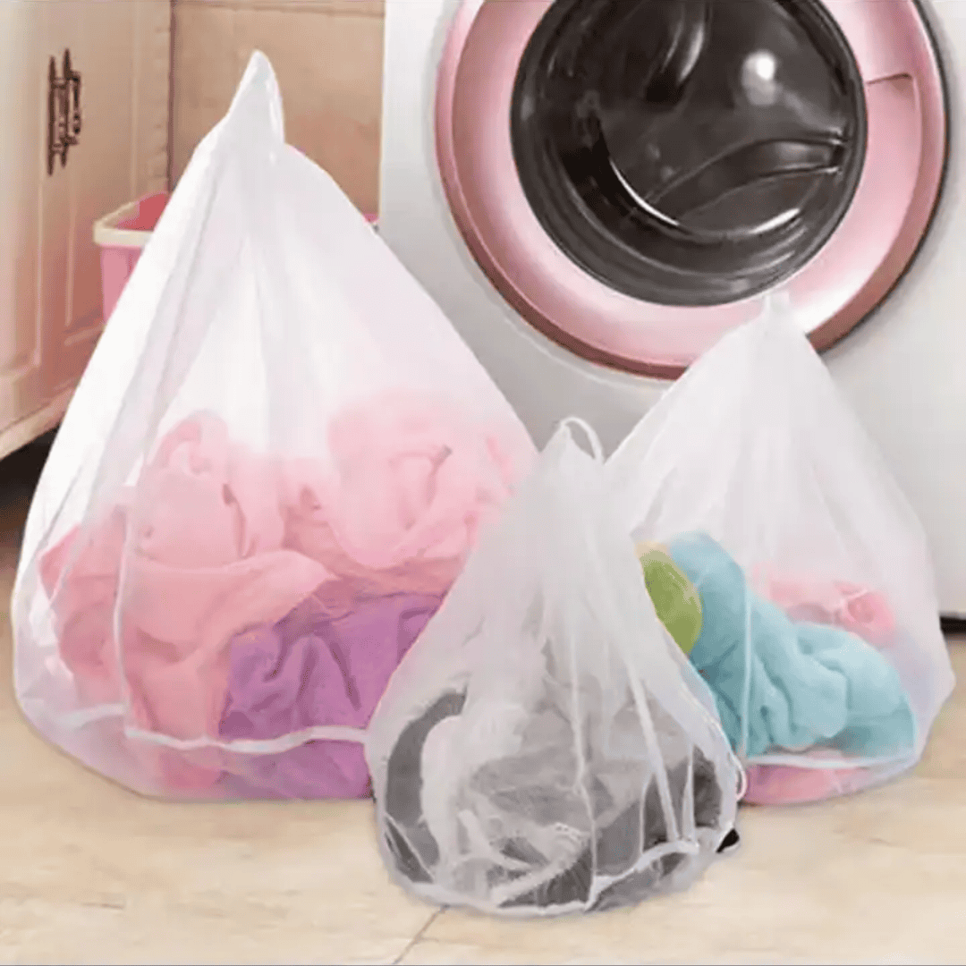 3 Piece Set Washing Reuse Laundry Net Bag