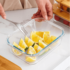 3-in-1 Snack Storage Box Set with Wooden Top Lid