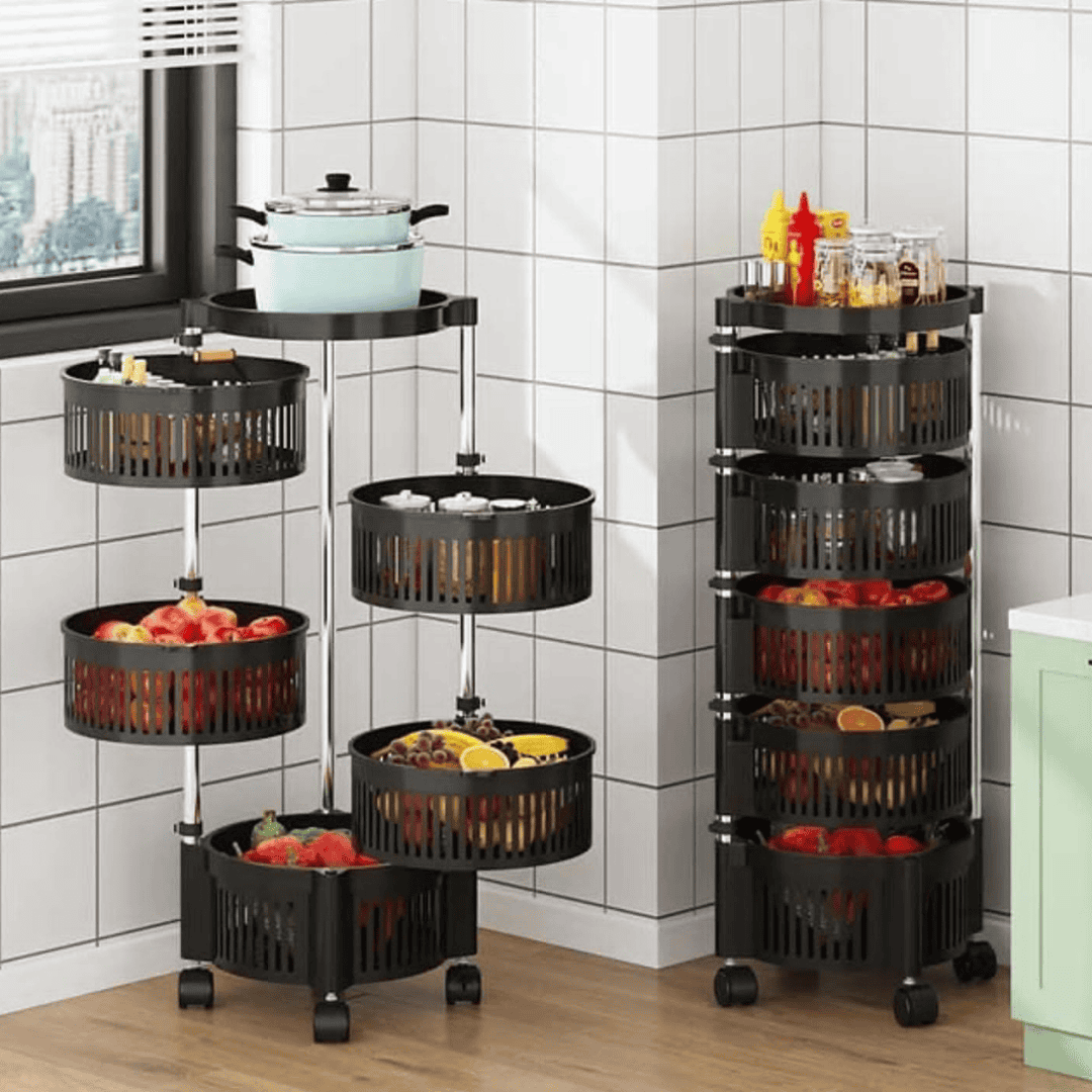 4-Tier Fruit/Vegetable Corner Rack