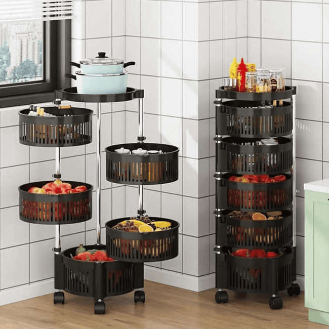 4-Tier Fruit/Vegetable Corner Rack