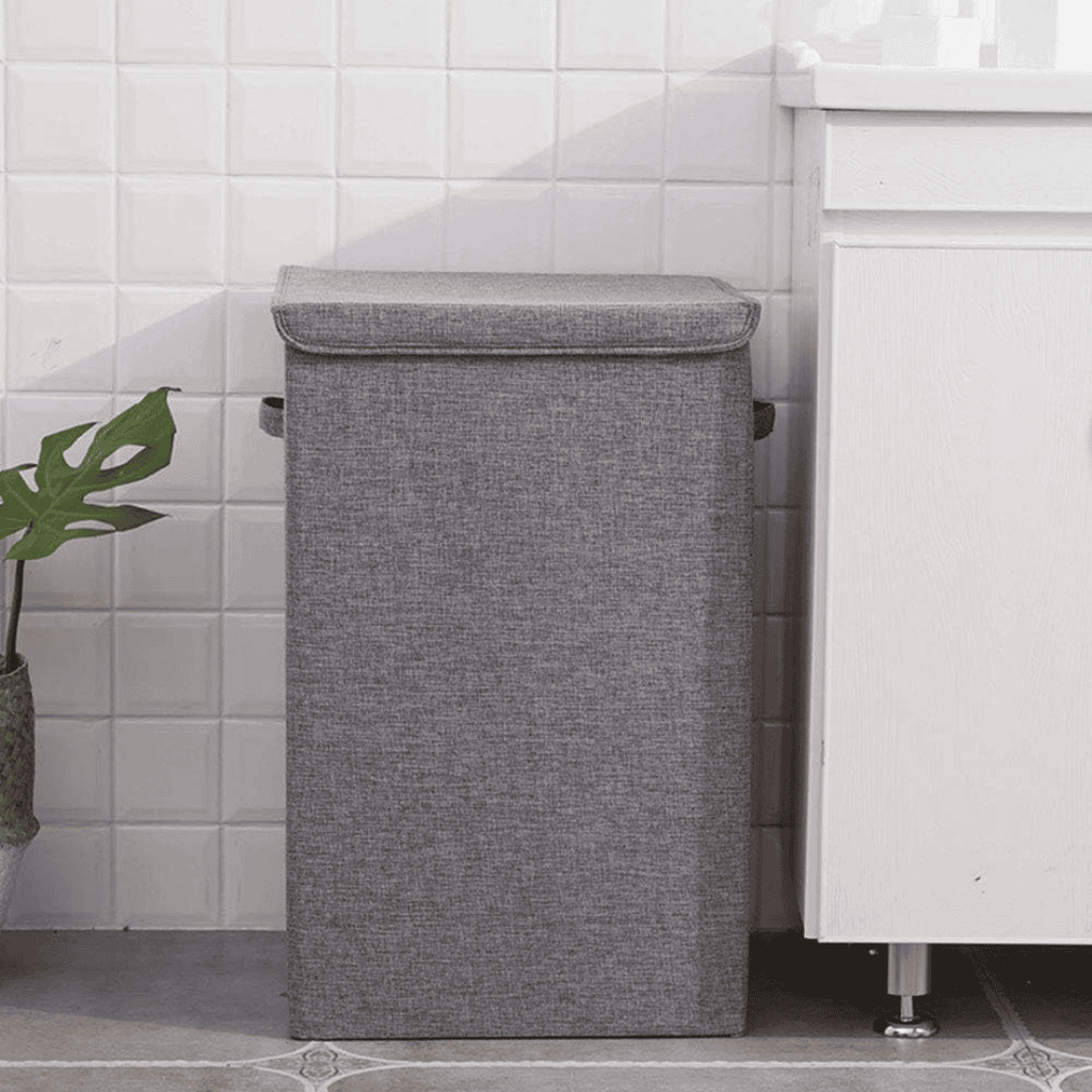 Cotton Laundry Basket with Cover