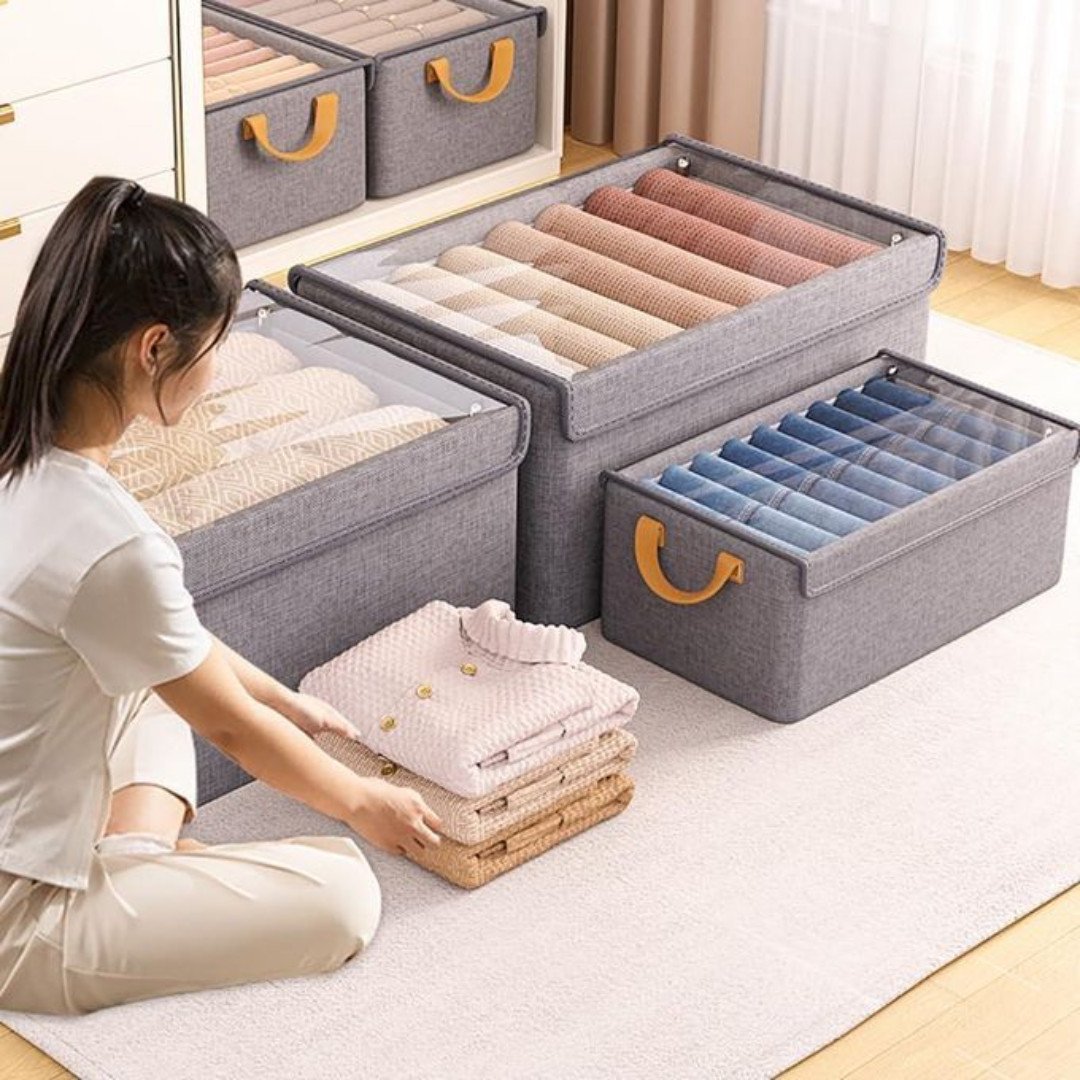 Foldable Oxford Fabric Closet Storage Box
