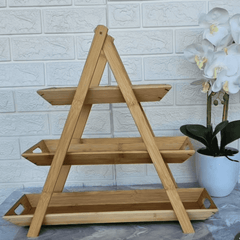 3 Tier Bamboo Tray