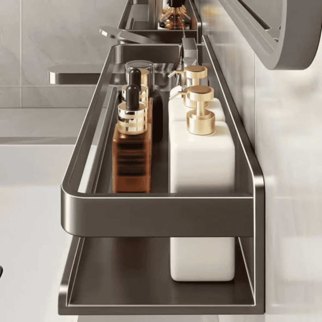Wall Mounted Bathroom Storage Rack