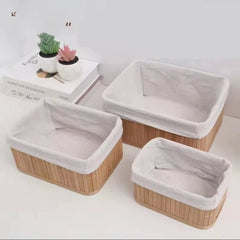 3 in 1 Handwoven Rattan Storage Baskets