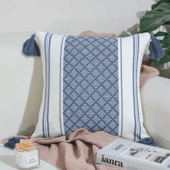Throw Pillow Cover With Tassel