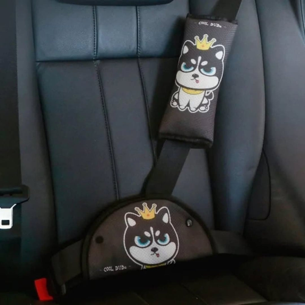 Seat Belt Adjuster and Pillow for Kids