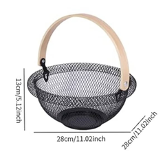 Rounded Mesh Fruit Basket