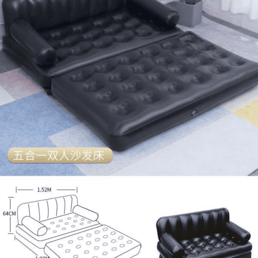 5 in 1 2 Seater Bestway Inflatable Pullout Sofa Plus Free Electric Pump