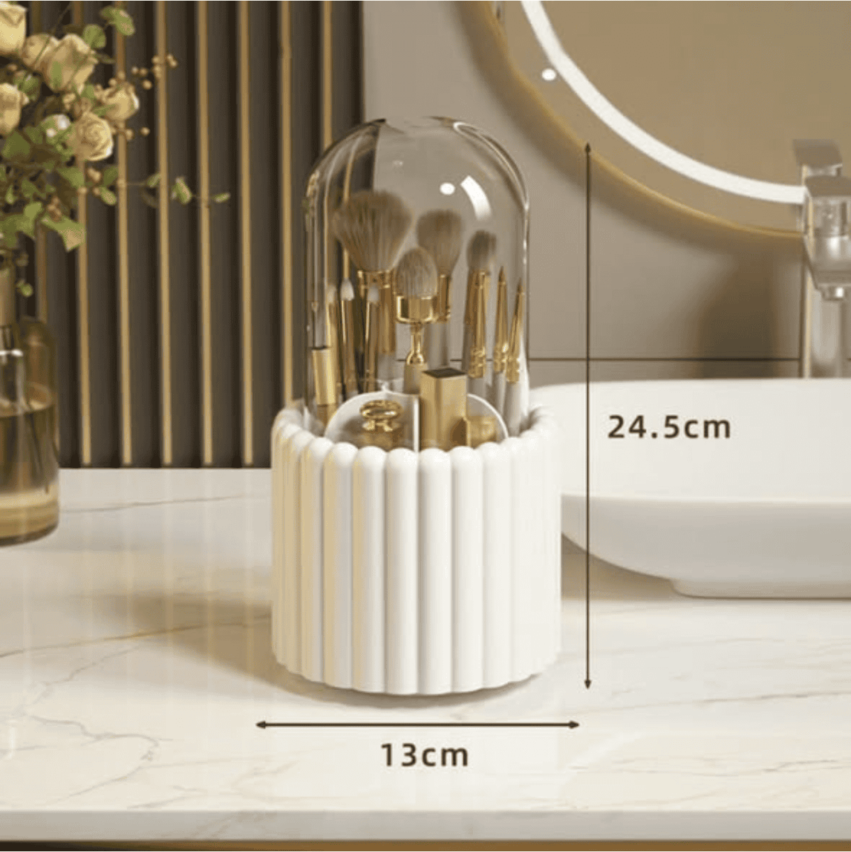 Cosmetic Brush Storage Case