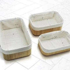 3 in 1 Handwoven Rattan Storage Baskets