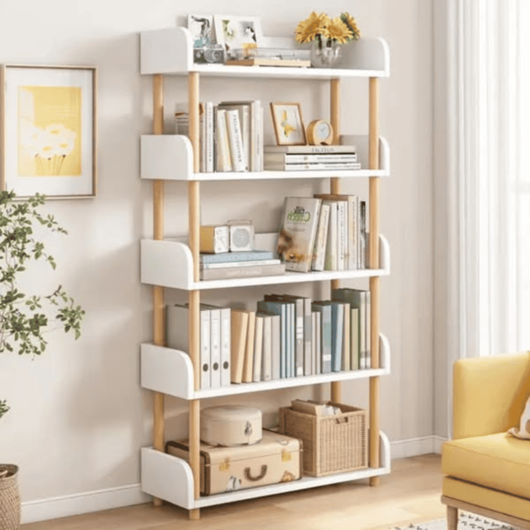 Multi-Purpose Bamboo Bookshelf
