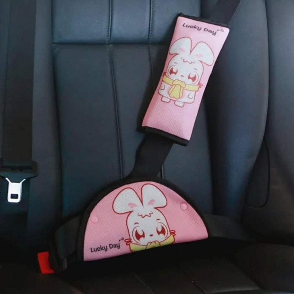 Seat Belt Adjuster and Pillow for Kids