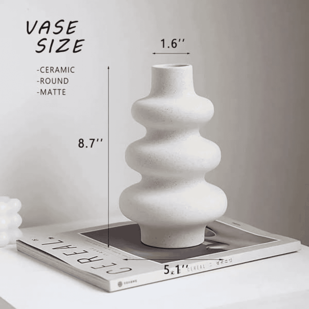 Minimalist Spiral Shaped Home Decorative Flower Vase