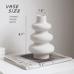 Minimalist Spiral Shaped Home Decorative Flower Vase