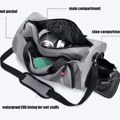 Duffle Bag with Shoe Compartment