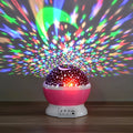 Mini Rotating Crystal Magic Ball Light RGB Projection Lamp