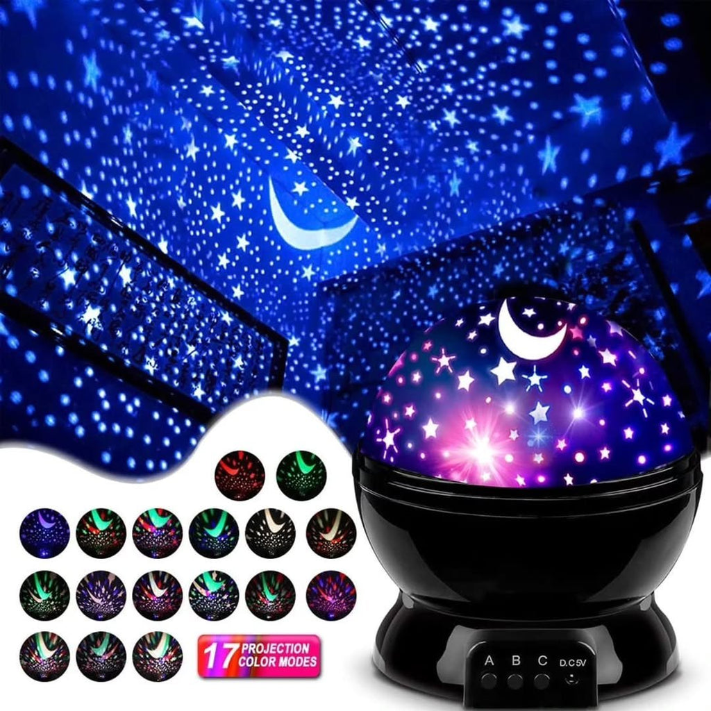 Mini Rotating Crystal Magic Ball Light RGB Projection Lamp
